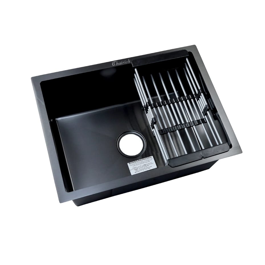 Thairich Kitchen Sink Nano Black 20x17x9 Hand Made