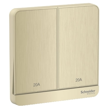 Schneider AvatarOn 2Gang 1Way Switch 16AX 250v