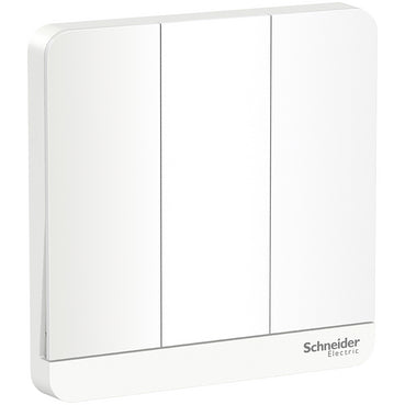 Schneider AvatarOn 3Gang 1Way Switch 16AX 250V