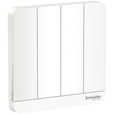 Schneider AvatarOn 4Gang 1Way Switch 16AX 250v