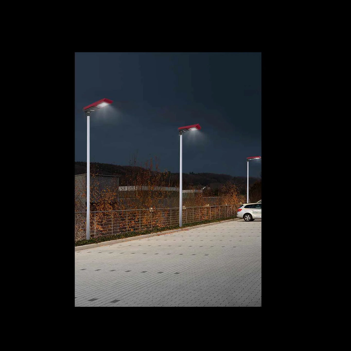 Hegron solar street light 12v 3030led chips IP65 waterproof outdoor light