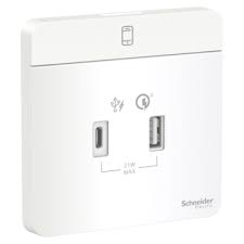 Schneider AvatarOn 21w Type A+C USB Charger