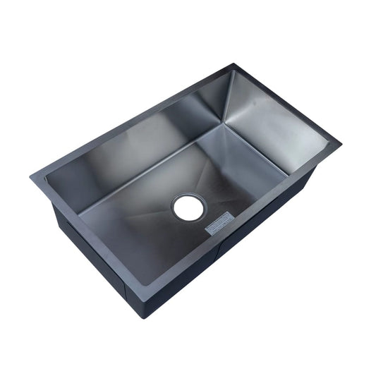 Elipse Kitchen Sink 30x18x9 Single Bowl Hand Made